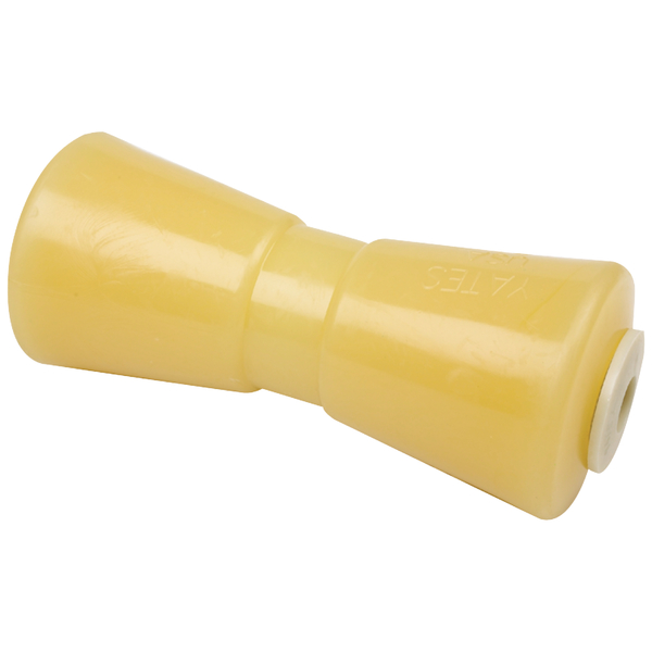 Seachoice Non-Marking TP Yellow Rubber Keel Roller w/5/8" ID Hole, 8" OAL 56420